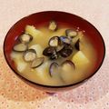 Richland☆Y's cooksnap of when they made シジミ汁(じゃがいも入り).