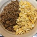 クック6IVX4D☆'s cooksnap of when they made 鶏のそぼろ丼.