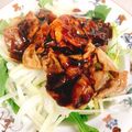 きなりん＊'s cooksnap of when they made 甘辛豚の春菊サラダ.