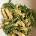 クックX5042R☆'s cooksnap of when they made 焼きピーマンと油揚げの酢味噌和え.