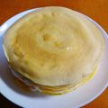 そらとぶあんころもち's cooksnap of when they made 簡単!!美味すぎ!!ミルクレープ.