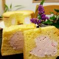 いくみえ's cooksnap of when they made バニラシフォンに苺ムース.