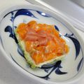 クック3KQMVB☆'s cooksnap of when they made ひな祭り仕様！アボカドとサーモンのサラダ.