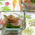 おはなすき's cooksnap of when they made 菜の花と新玉ねぎと生ハムのマリネ.