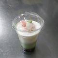 ちろりたん☆さっちん's cooksnap of when they made 和✿あんこ＆抹茶とクリームのババロア♪.