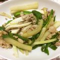 メイジももんじゃ's cooksnap of when they made 大根青椒肉絲.