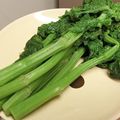sunita's cooksnap of when they made 菜の花の塩茹で〔下処理〕.