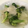 papikun's cooksnap of when they made 大根とブロッコリーの中華風あんかけ.