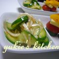 yukiはぴ's cooksnap of when they made 韓国風きゅうりの和え物（きゅうりムンチ）.