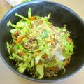 ☆すぬぴっぴ☆'s cooksnap of when they made ランチに♪ひき肉とキャベツの味噌コチュ丼.