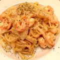 Mizzelle's cooksnap of when they made 牛乳でさっぱり❤️魚介のクリームパスタ.