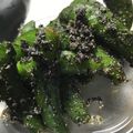 空中逆上がり's cooksnap of when they made スナップエンドウのゴマ和え.