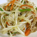 低カロ探検隊's cooksnap of when they made もやしとニラ　豚肉炒め.