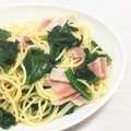 maaanyan's cooksnap of when they made 簡単♡ほうれん草とベーコンの和風パスタ♪.