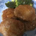 Amimoco's cooksnap of when they made 鶏ひき肉とレンコンの簡単和風ハンバーグ.