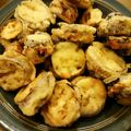 甘栗処's cooksnap of when they made ナスの挟み揚げ 甘酢あんがけ.