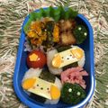 minch＊＊'s cooksnap of when they made キャラ弁　犬のお弁当！牛乳パックでポン！.