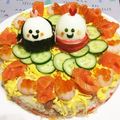 mippo_co's cooksnap of when they made カップちらし寿司でひな祭り♡茹で玉お雛様.