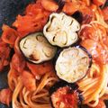 ロリポップ☆'s cooksnap of when they made ナスとベーコンのトマトパスタ.