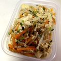 芋ねこ's cooksnap of when they made 人参ともやしの豆腐チャンプルー.
