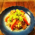 ☆なおみんみ☆'s cooksnap of when they made ひな祭り♪カニカマとアボカドのちらし寿司.