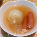 クックNBQNE0☆'s cooksnap of when they made レンジで簡単！たまねぎとベーコンのスープ.