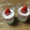 ほ～ほ～'s cooksnap of when they made ひなまつりカラー3色ぷるるんデザート.