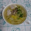 イチゴ、イチゴ。's cooksnap of when they made 白菜と鶏団子のコンソメスープ.