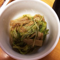 水戸泉ピン子's cooksnap of when they made ホッとする♡水菜と油揚げの煮浸し.