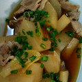 akiko960's cooksnap of when they made 豚と大根とネギのあったか煮.