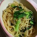 いしまいﾁｬﾝ's cooksnap of when they made 小松菜のペペロンチーノ.