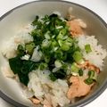 アイリ－ン's cooksnap of when they made 小松菜と鮭の混ぜご飯.