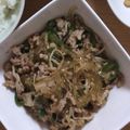 ルルルるか☆'s cooksnap of when they made 野菜嫌いもOK!ﾋﾟｰﾏﾝと挽き肉炒め.