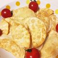 R★Hママ♥'s cooksnap of when they made 餃子の皮が余ったら♢チーズかりかり♢.