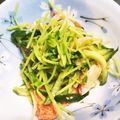 コロタイママ's cooksnap of when they made 豆苗とカニかまの辛子ポン酢和え.