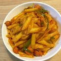 はるとニモdaddy's cooksnap of when they made 懐かしの味☆マカロニで簡単ナポリタン.