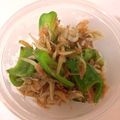 Тика's cooksnap of when they made しらすピーマンきんぴら風.