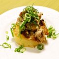 maiharunao's cooksnap of when they made ご飯に合う！豚こま肉と大根のステーキ.
