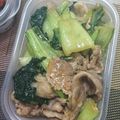 ☆yokoko★'s cooksnap of when they made 豚こま肉と青梗菜のピリ辛味噌炒め♡.