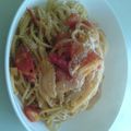 ねーママ's cooksnap of when they made 一人分でも美味しい♪簡単トマトのパスタ.