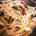 ねむちぇぶちゃん's cooksnap of when they made 野沢菜漬けともやしの野菜炒め.