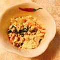 yesmama's cooksnap of when they made ヘルシー✿野沢菜の白和え✿.