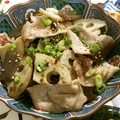 ☆Rokko☆'s cooksnap of when they made 豚・蓮根･蒟蒻炒め.