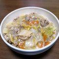 ☆かおりんごりら☆'s cooksnap of when they made 簡単！とろ〜り♪豚こまと白菜のうま煮丼♪.