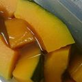 クック5PKJNY☆'s cooksnap of when they made レンジで♪簡単かぼちゃの煮物.