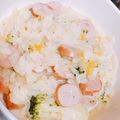 Dだっく's cooksnap of when they made ヘルシー美味！もちトロ簡単ミルクリゾット.