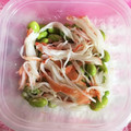 ロイヤルミルク♪'s cooksnap of when they made 超簡単☆枝豆とカニカマのわさマヨサラダ.