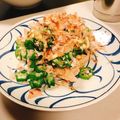 ☆糖質減らしてます☆'s cooksnap of when they made サケ缶のオクラのせ.