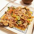 LunaJuno's cooksnap of when they made ☆野菜と豚肉のガリバタ醤油炒め☆.