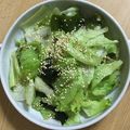 らんち☆'s cooksnap of when they made レタスと海藻のサラダ.